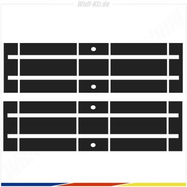 Mahle TechPro Digital ADAS Rear Cam Kit - Side Kalibriermatten Set Mitsubishi